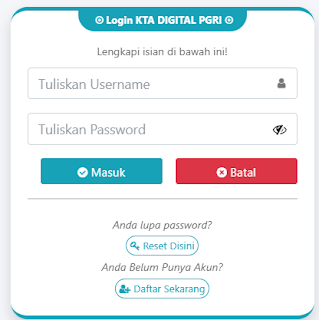 Register PGRI Kab. Banyuwangi - Persatuan Guru Republik Indonesia Cabang Kab. Banyuwangi